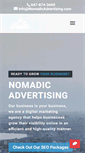 Mobile Screenshot of nomadicadvertising.com